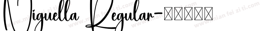 Niguella Regular字体转换